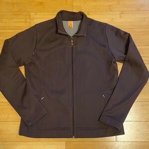 Lucy Full Zip Softshell Athletic Yoga Jacket Fleece Lined Woman’s Size L